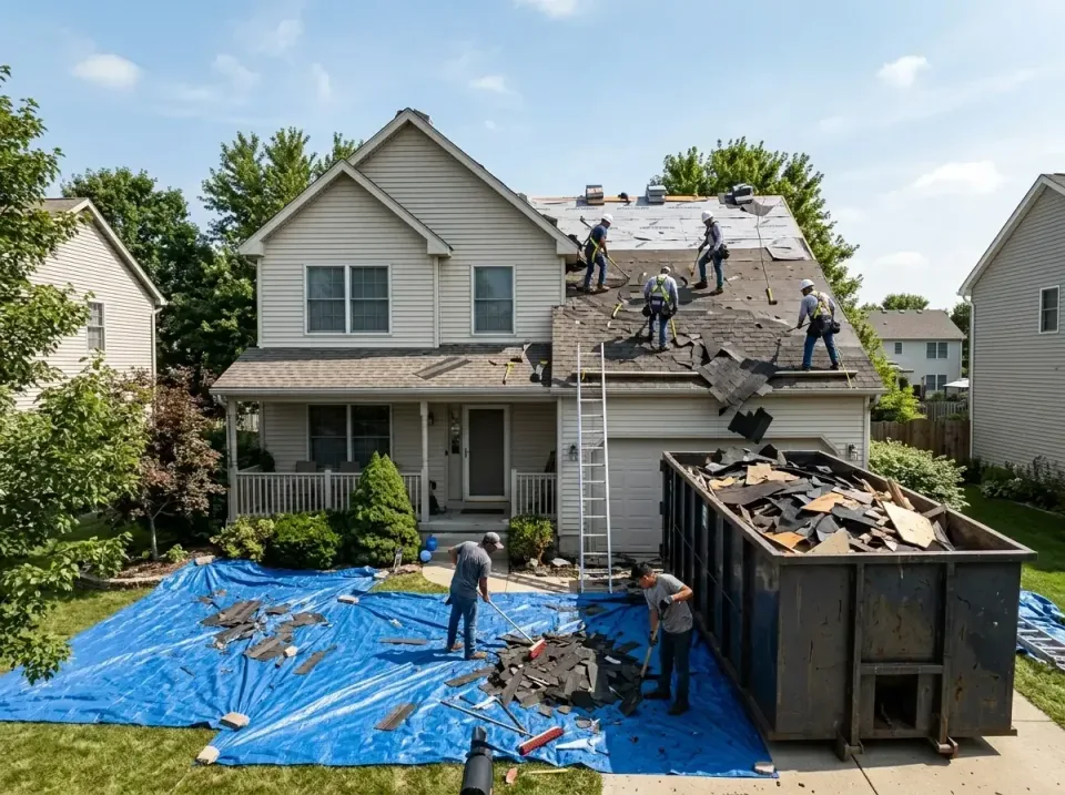 roof-replacement-debris-remova-004 — frequently asked questions, Cheapest Dumpster Rentals in Beckett Ridge, OH